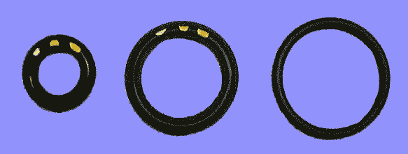 Seals shown with inner o'rings installed